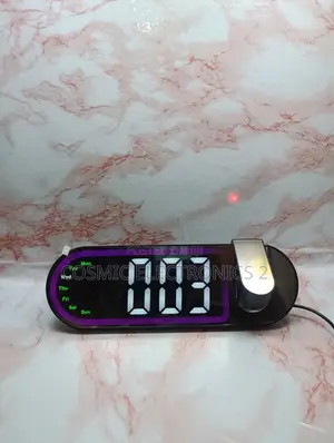Premium LED Projector Alarm Clock With 180° Adjustable Projection