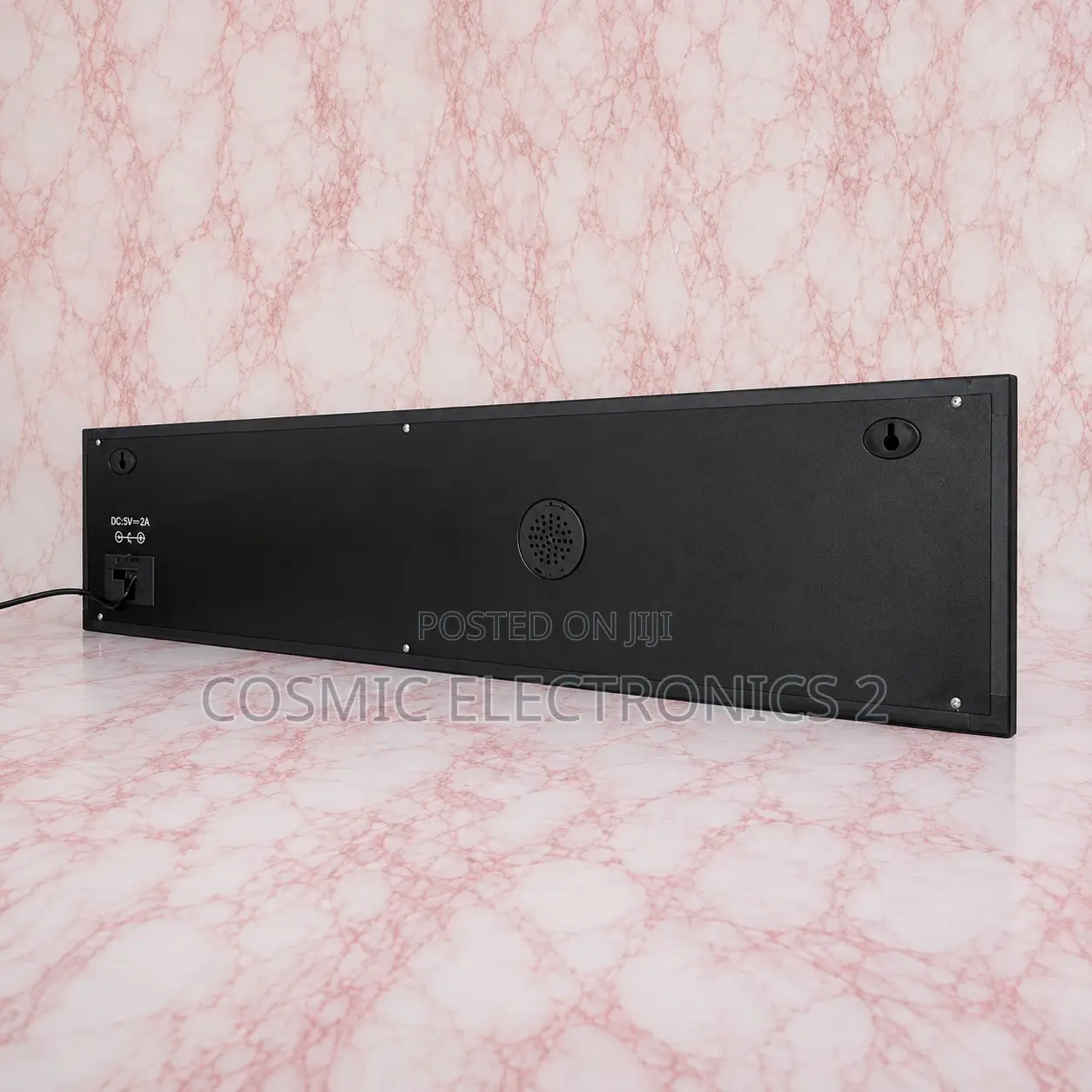 38.1" Premium Digital Wall Clock With Timer & Remote Control