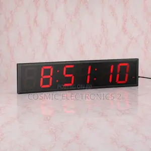 38.1" Premium Digital Wall Clock With Timer & Remote Control
