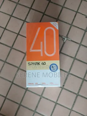 New Tecno Spark 40 128 GB Black