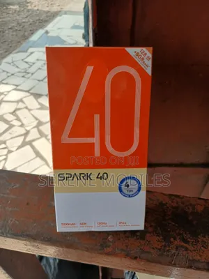 New Tecno Spark 40 128 GB Black