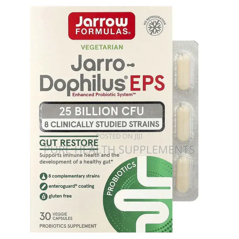 Probiotics, Gut Restore, Jarro-Dophilus EPS, 25 Billion CFU, 30 VCaps
