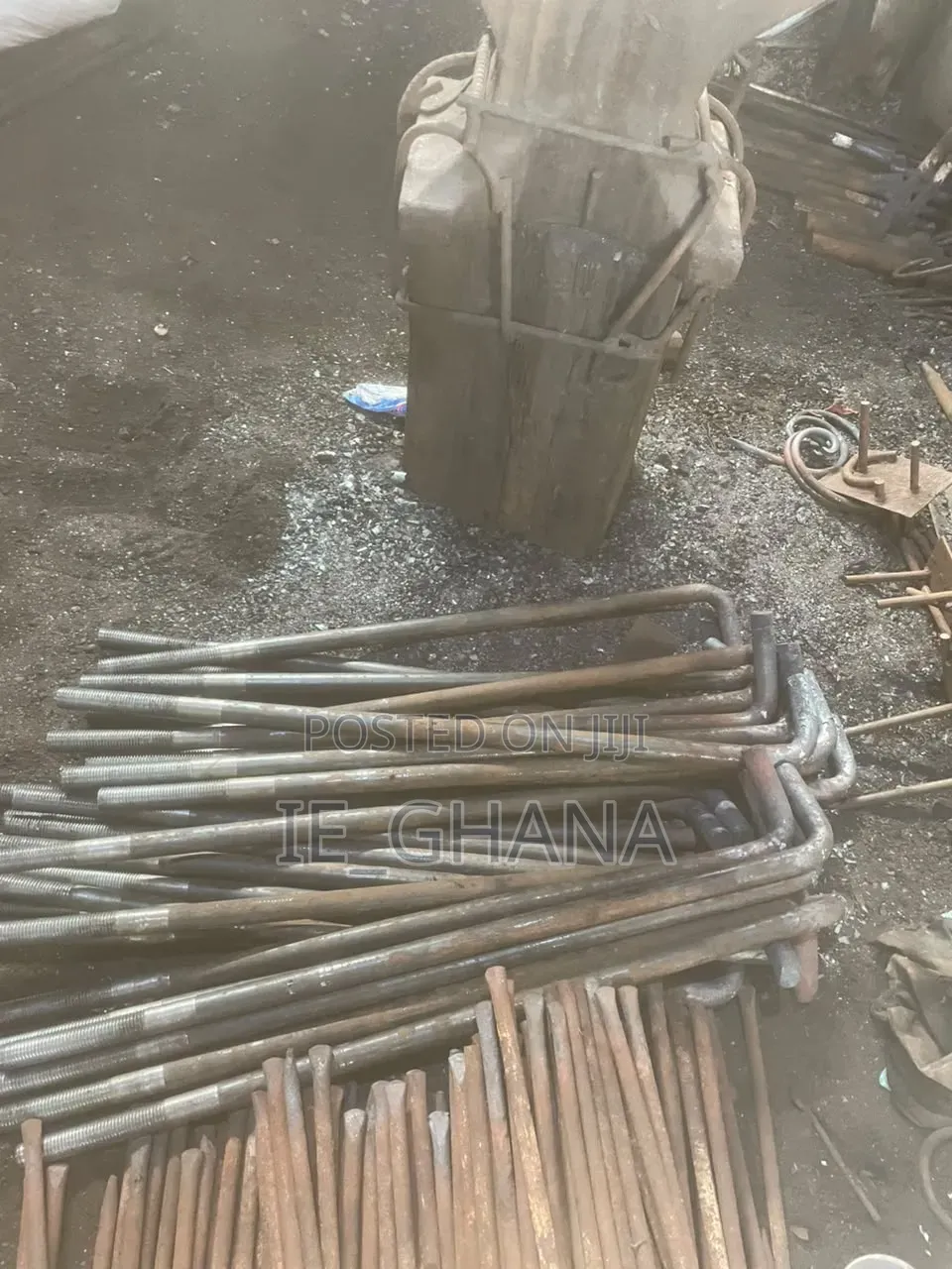 Steel Anchor Bolts M24x600