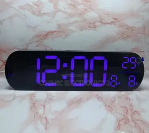 Premium 13-Inch RGB Ambient Light LED Wall Clock With Remote Control 6