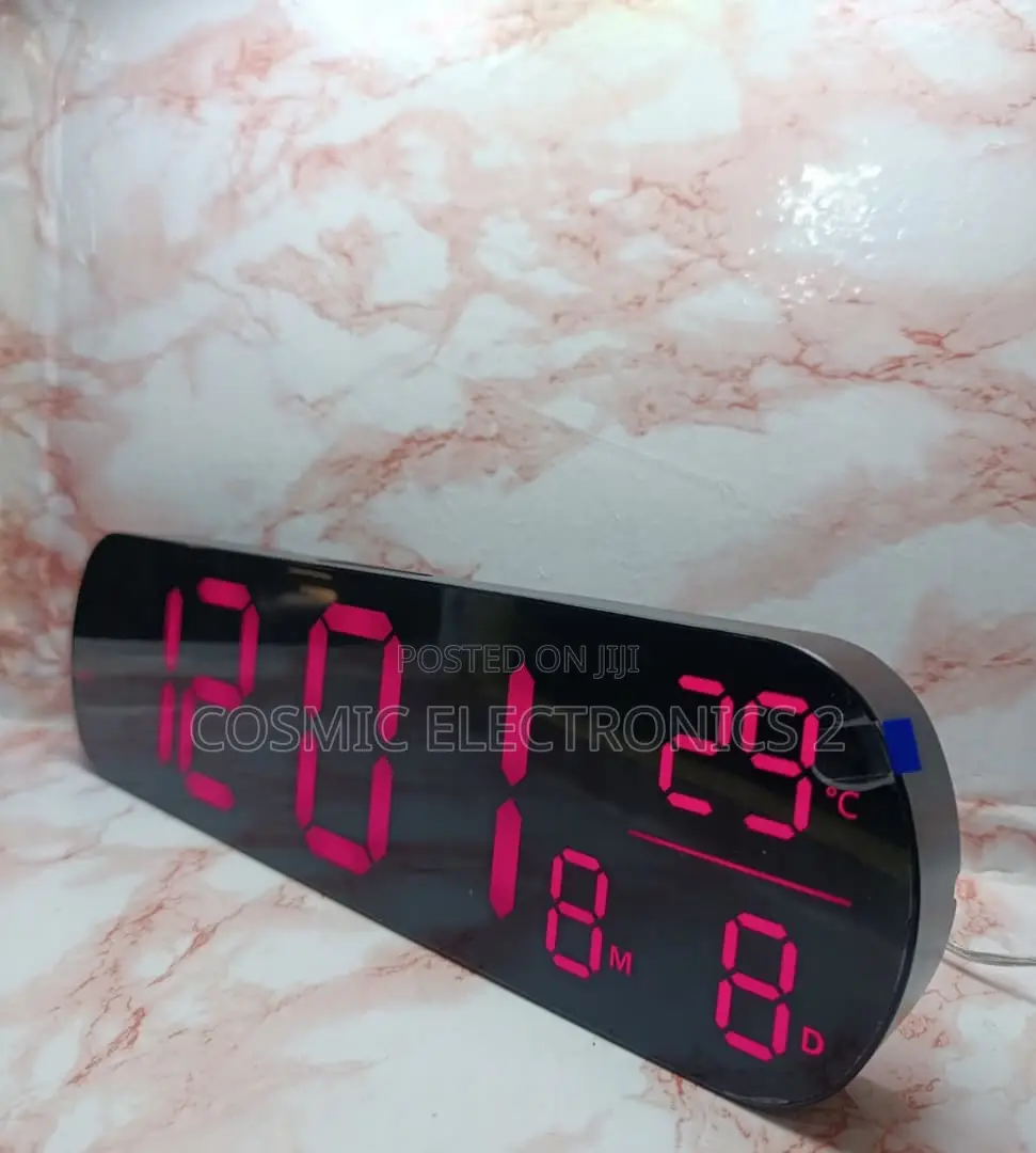 Premium 13-Inch RGB Ambient Light LED Wall Clock With Remote Control 6