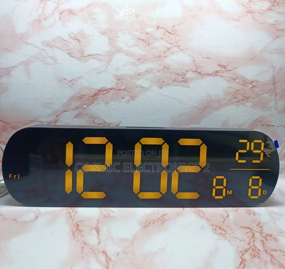 Premium 13-Inch RGB Ambient Light LED Wall Clock With Remote Control 6