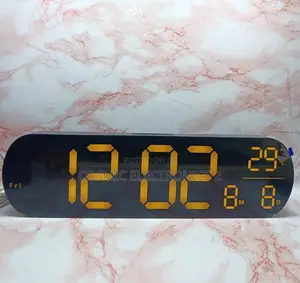Premium 13-Inch RGB Ambient Light LED Wall Clock With Remote Control 6