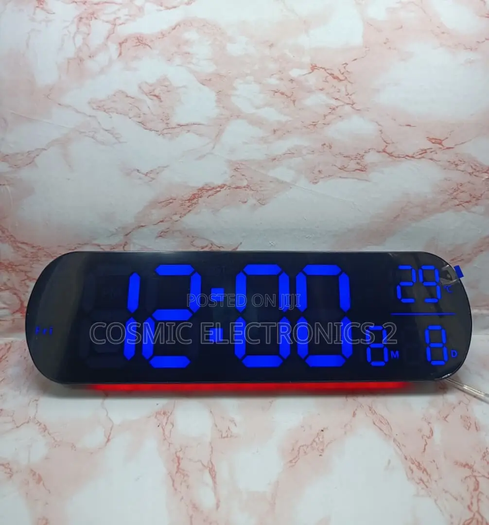 Premium 13-Inch RGB Ambient Light LED Wall Clock With Remote Control 6