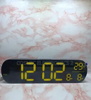 Premium 13-Inch RGB Ambient Light LED Wall Clock With Remote Control 6