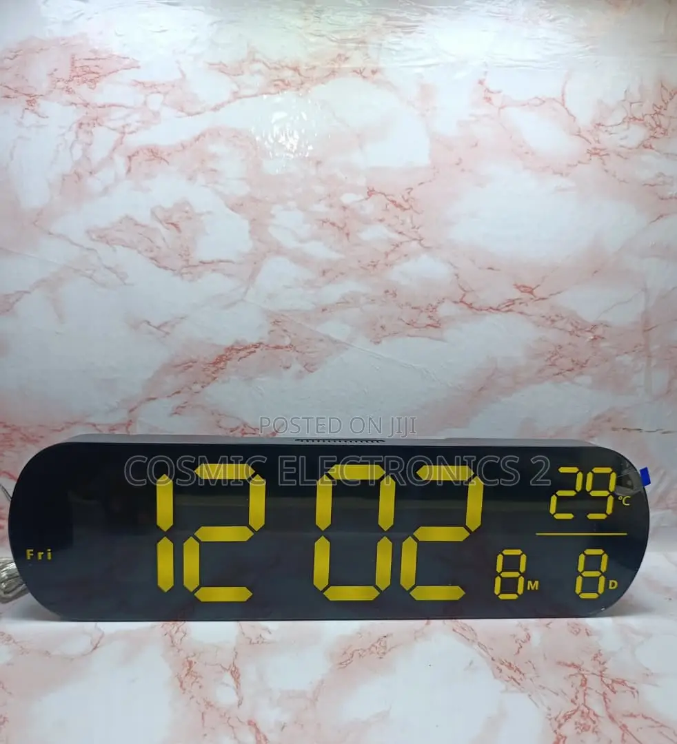 Premium 13-Inch RGB Ambient Light LED Wall Clock With Remote Control 6