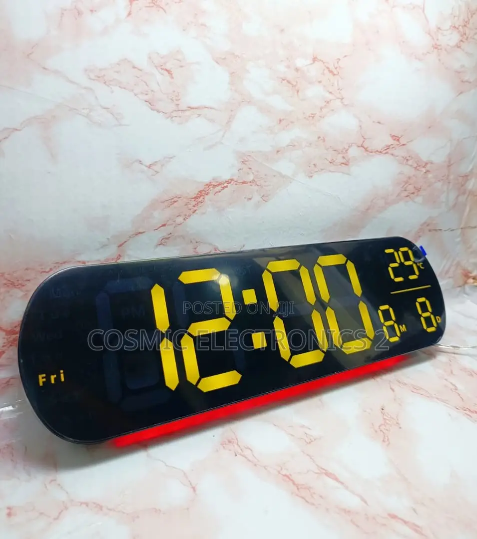 Premium 13-Inch RGB Ambient Light LED Wall Clock With Remote Control 6