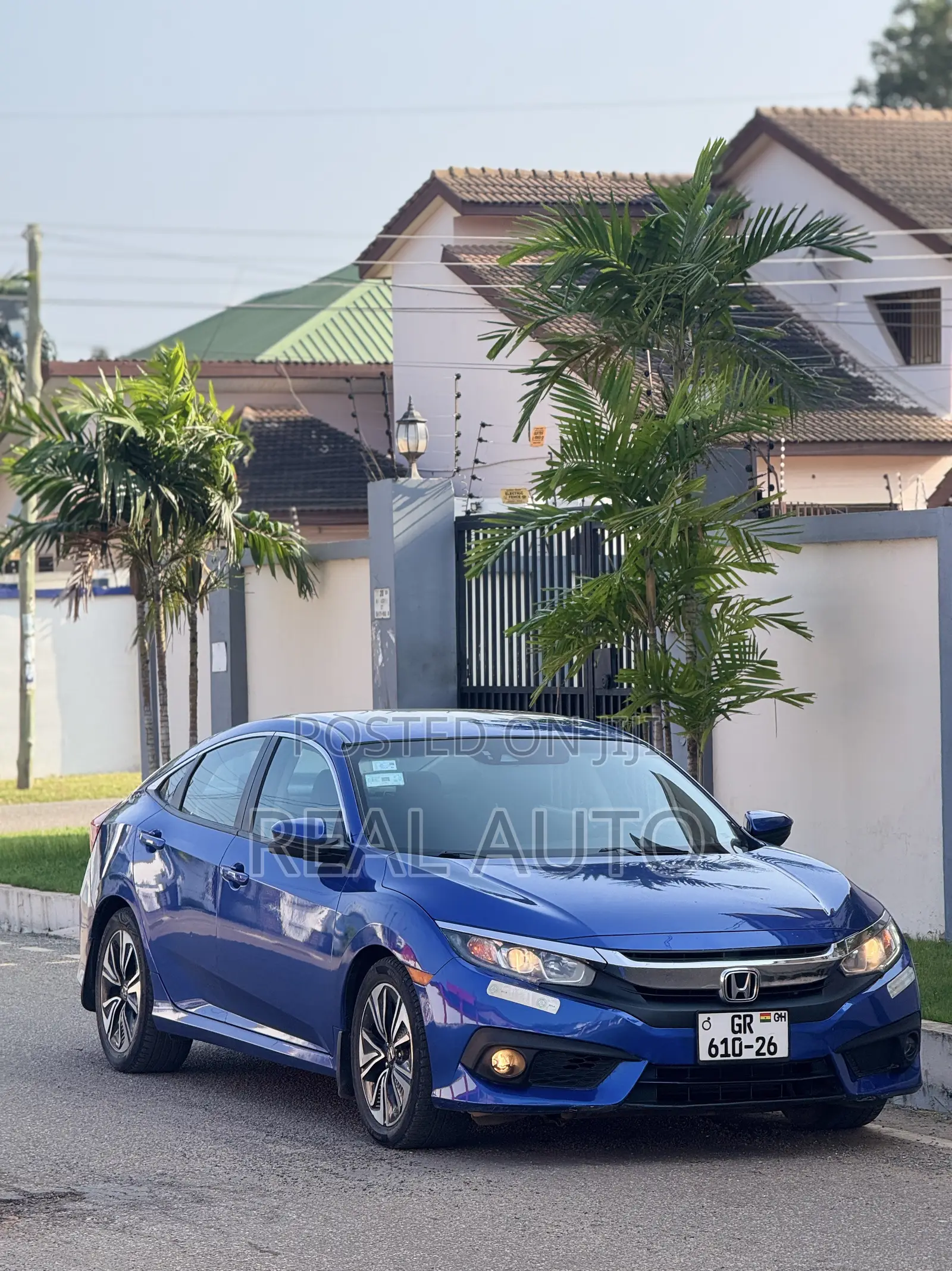 Honda Civic EX 4dr Sedan (2.0L 4cyl) 2017 Blue