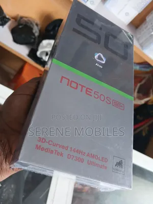 New Infinix Note 50s 256 GB Black