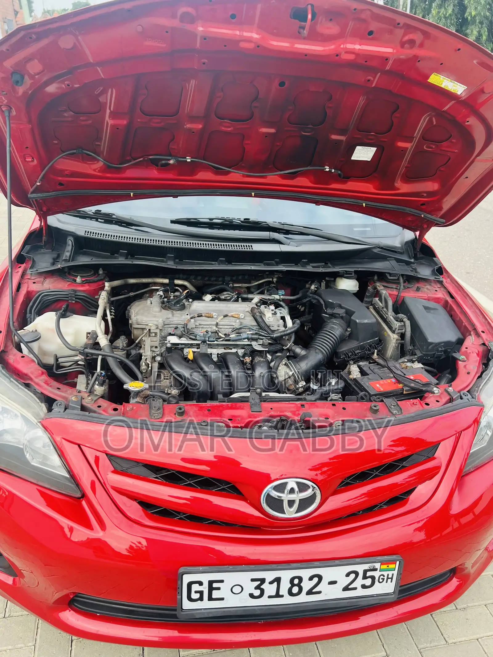 Toyota Corolla LE 4dr Sedan (1.8L 4cyl 4A) 2011 Red