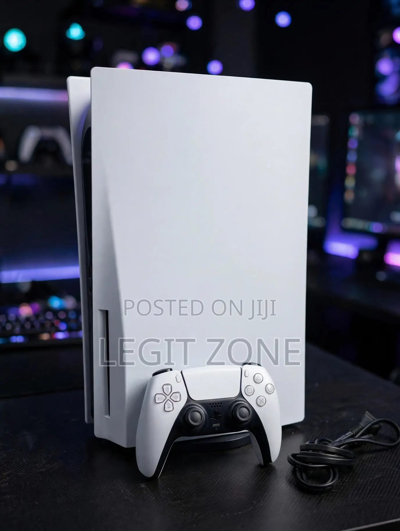 Ps5 Standard Neat as Seen With 3 Game CDS