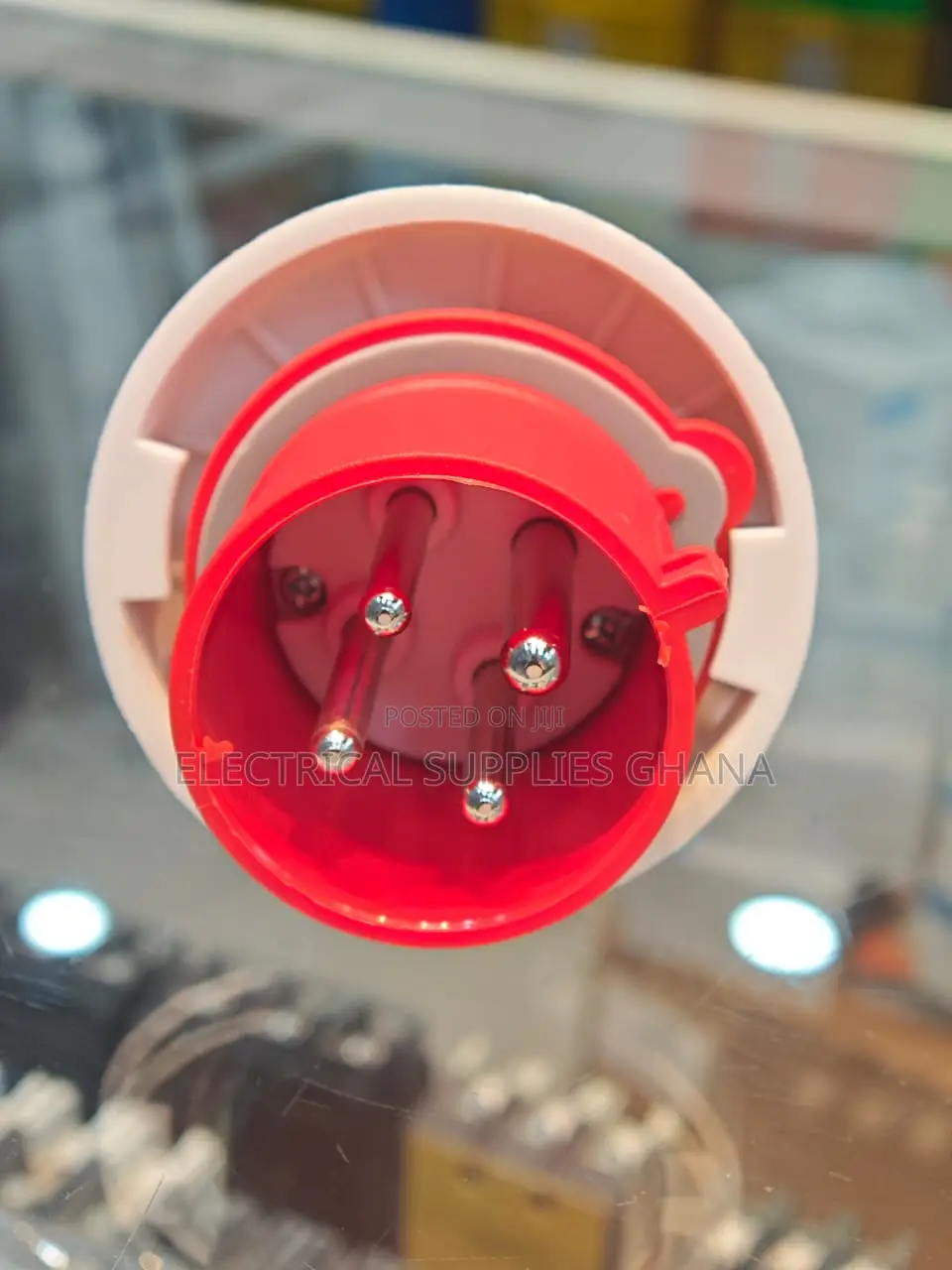 IP67 Waterproof Industrial Plug – 4 Pin 16A 380/415v 3-Phase (0142)