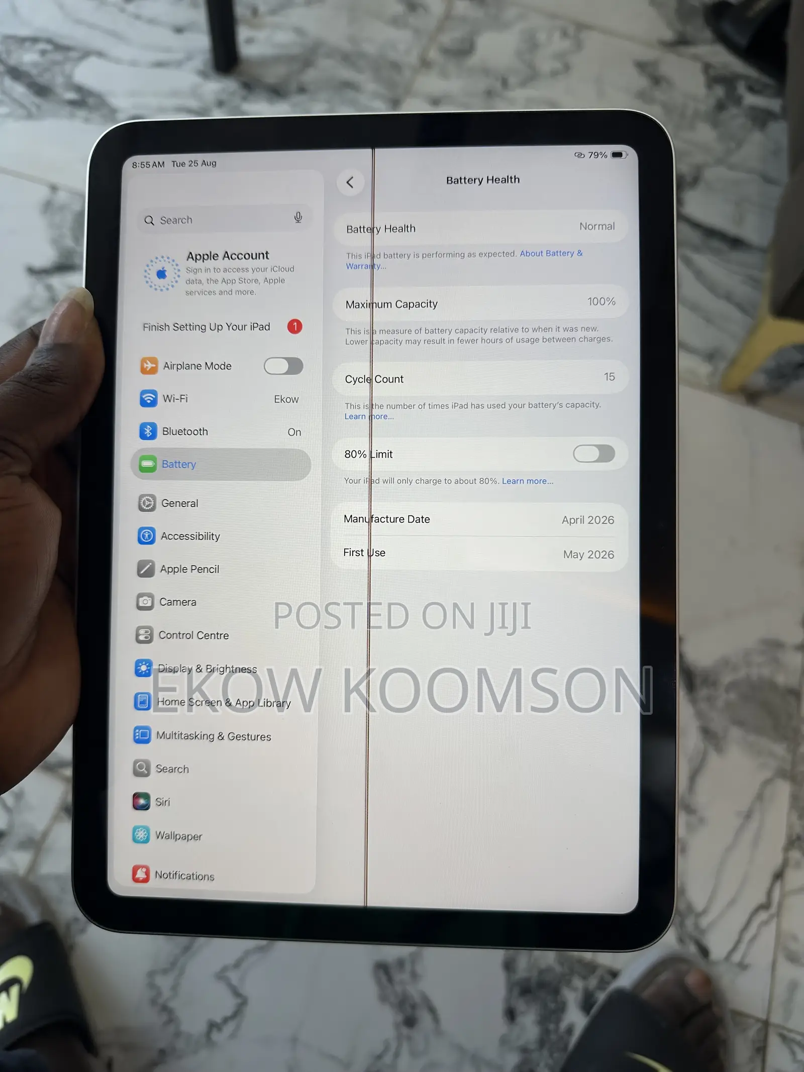 Apple iPad (2025) 128 GB Silver