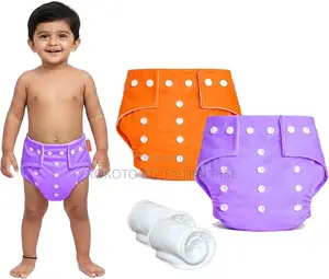 Reusable Cloth Diapers - Washable, 0-3 Years