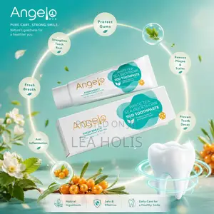 Natural Fluoride-Free Toothpaste – Sea Buckthorn & White Tea (150g)