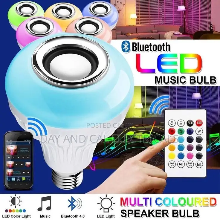 Music LED Bulb / Bluetooth / Remote Control