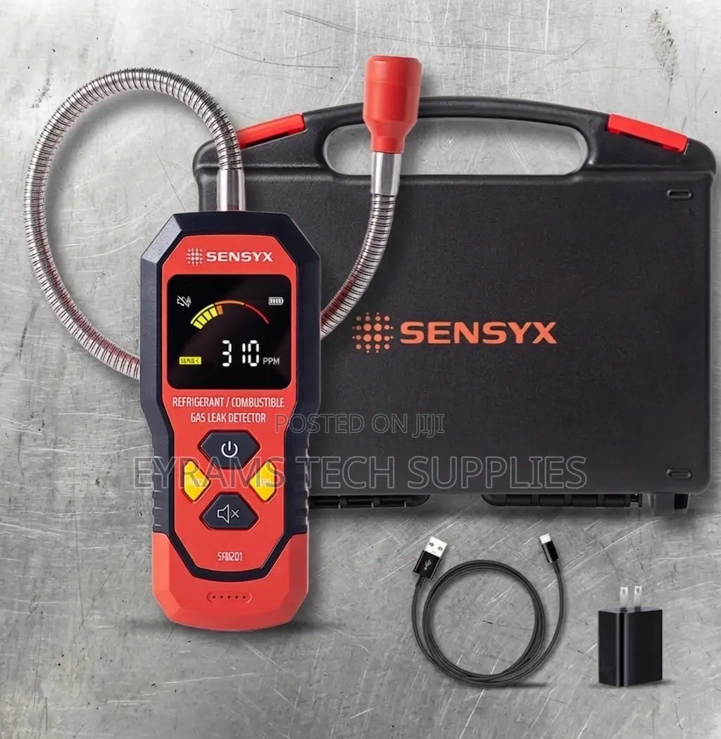 SENSYX Rechargeable Refrigerant Leak Detector With Combustible Gas