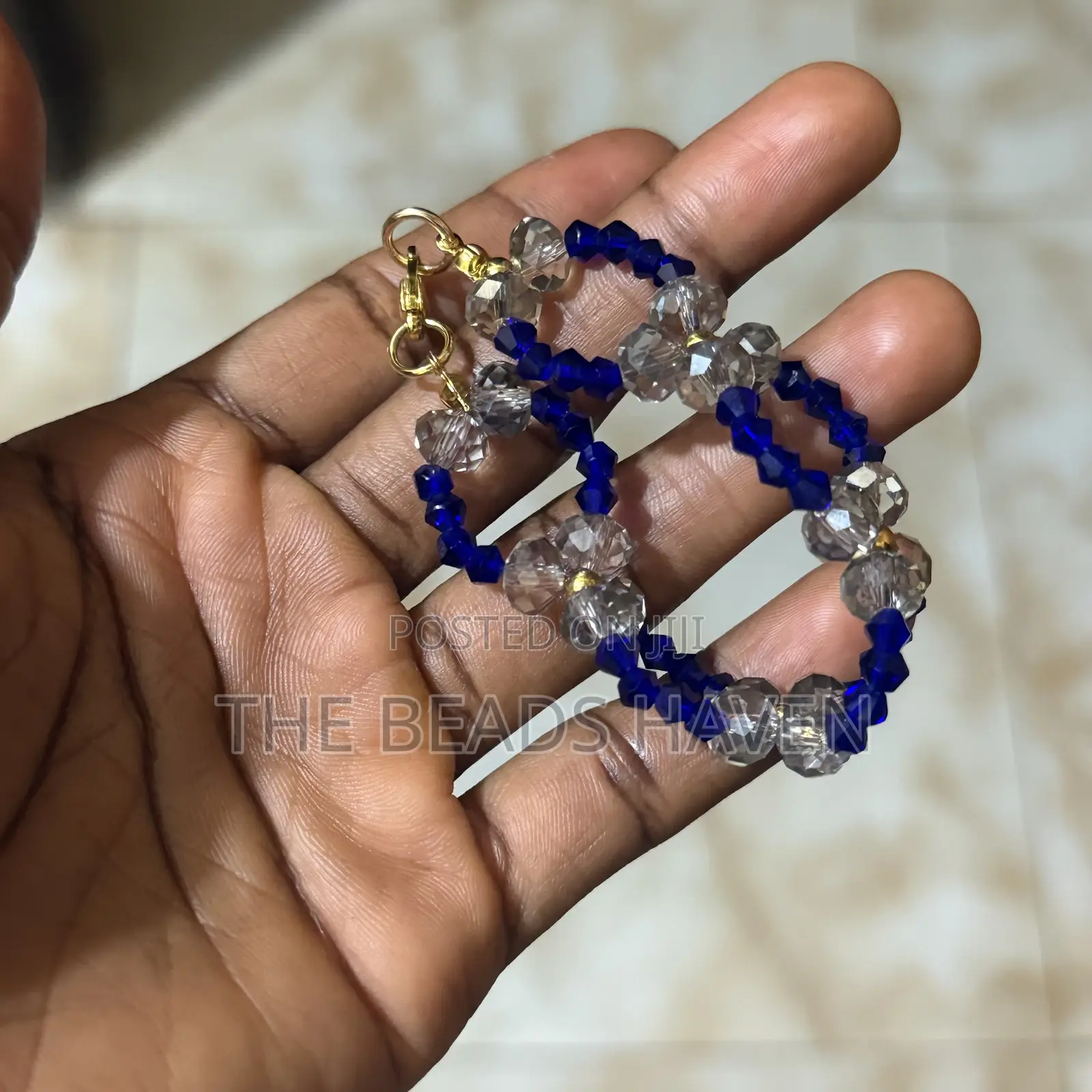 Handmade Beaded Floral Bracelet