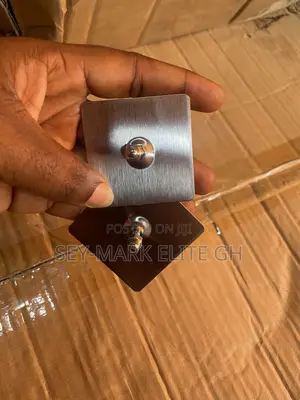 Stainless Adhesive Wall Screw Hook (5pcs)
