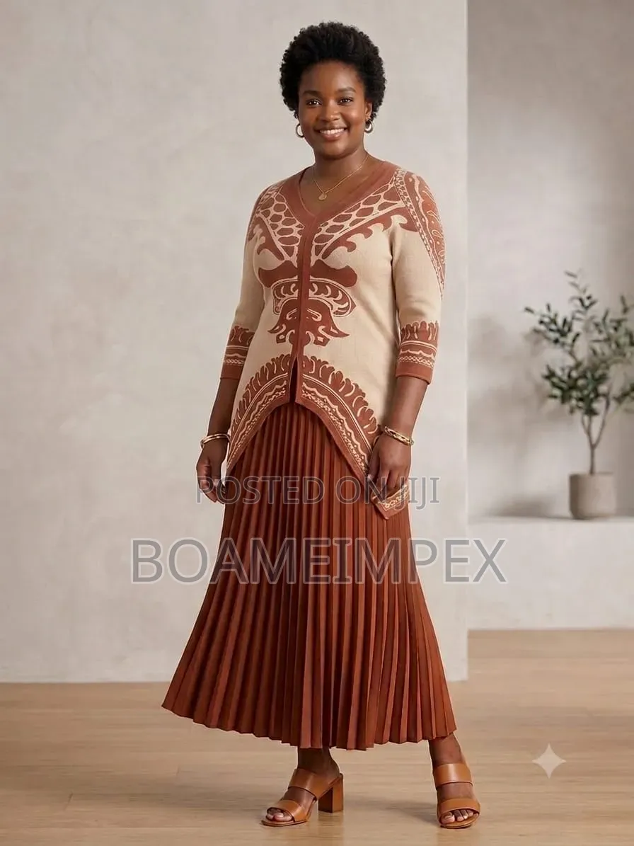 Miyaki High Fashion One Size Fits All Pleated Dress