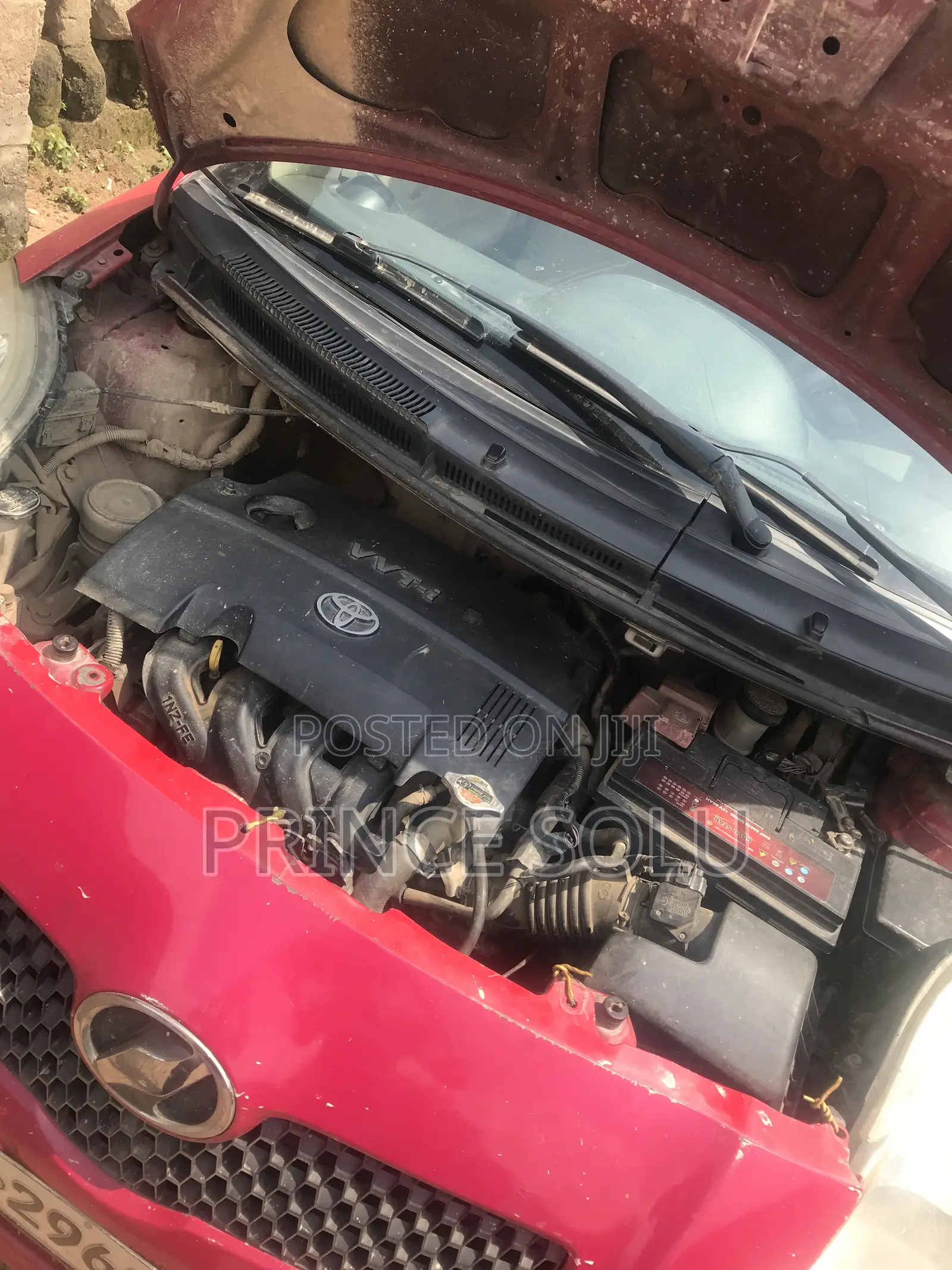 Toyota Vitz 1.5 FWD 3dr 2009 Red