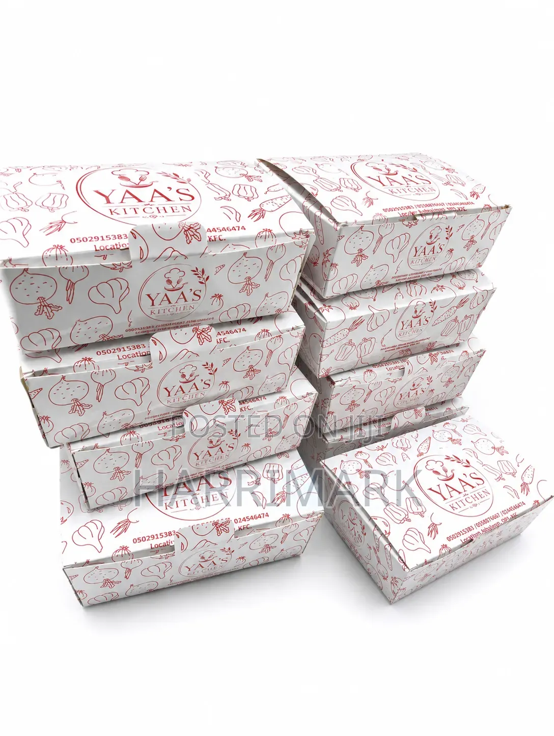 Paper Box Disposable Food Box 500 Pics