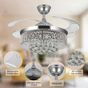 Fresh Air Circulation Chandelier Fan Light