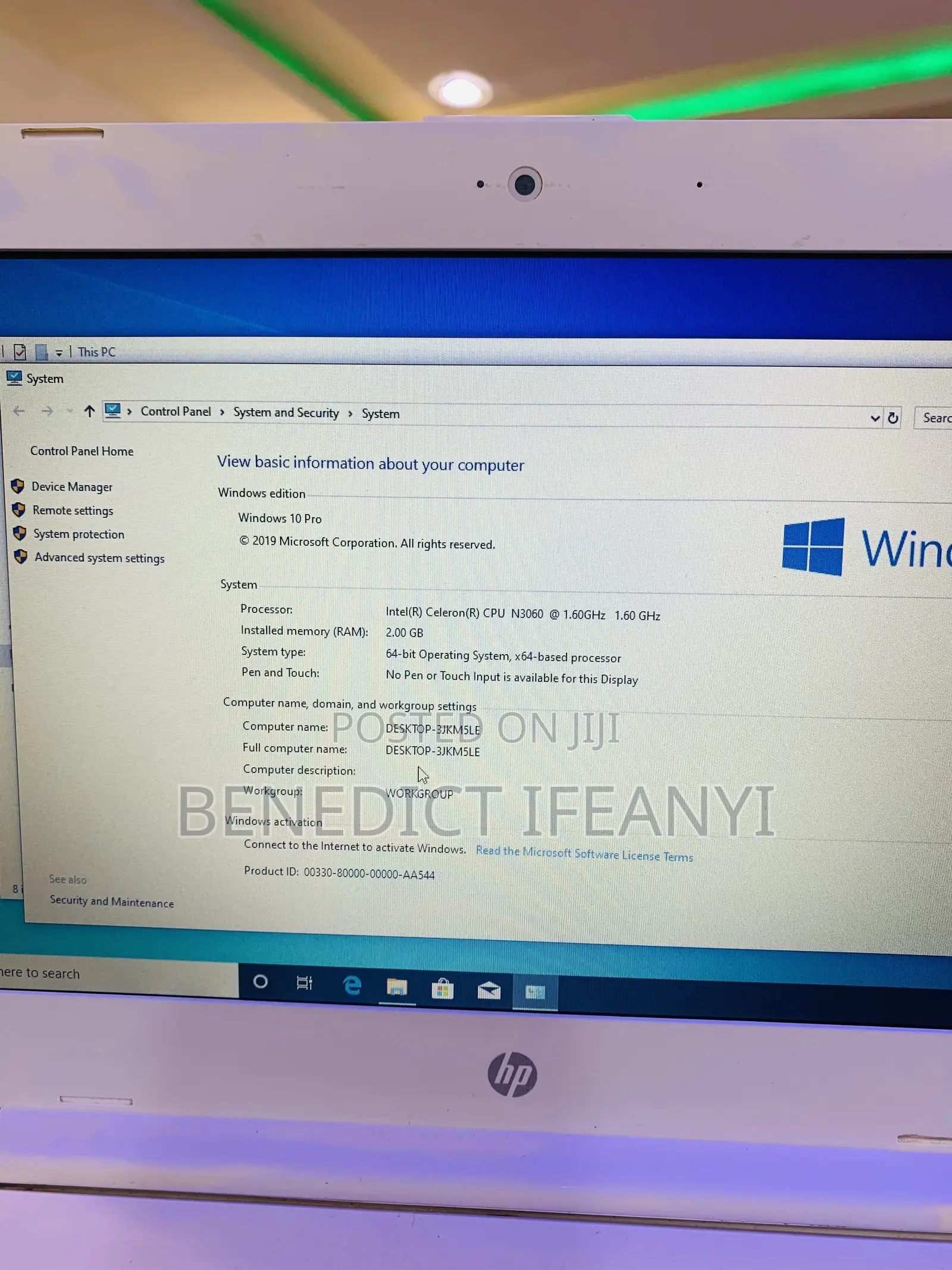 Laptop HP Stream 11 2GB Intel SSD 32GB
