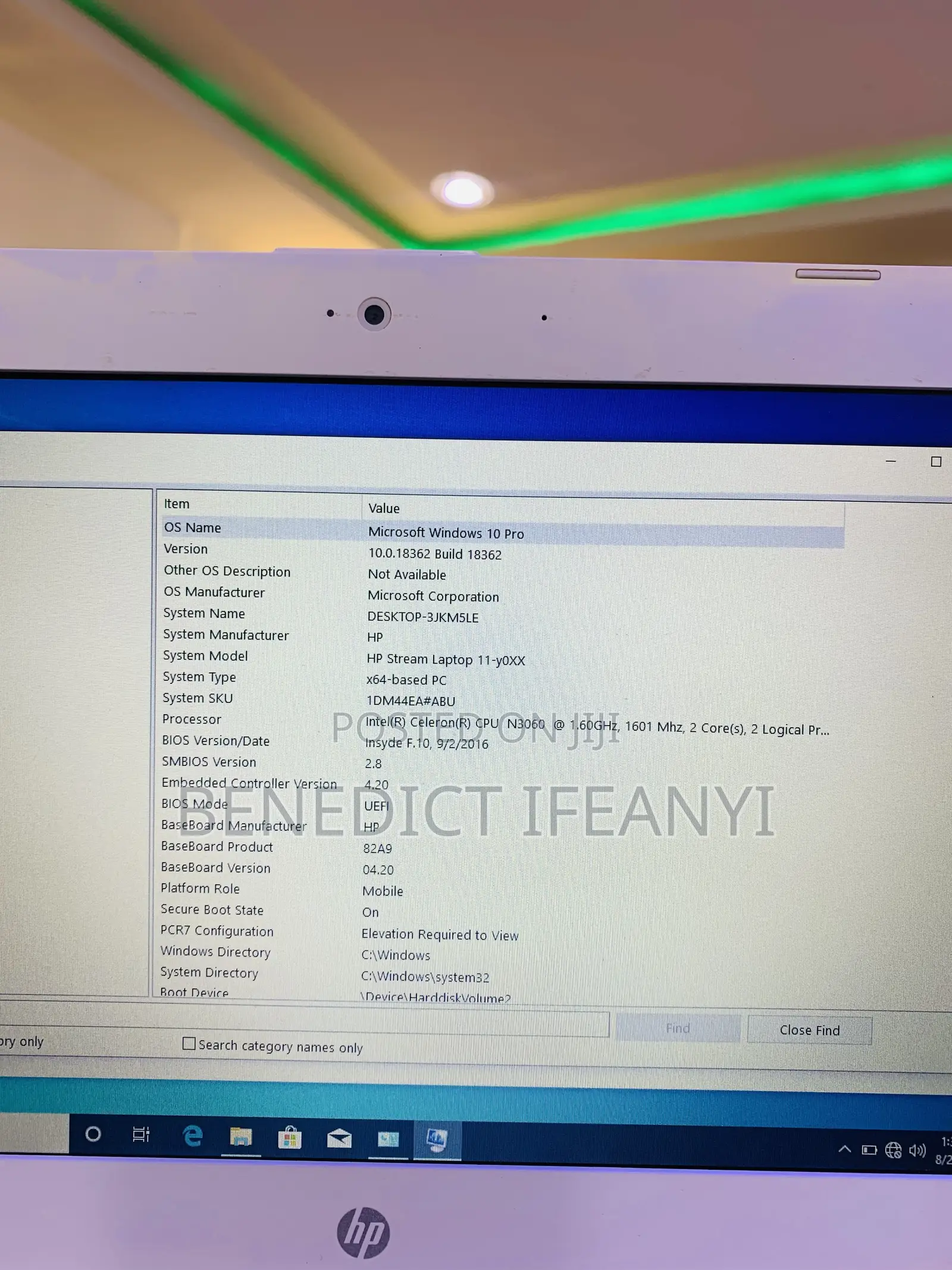 Laptop HP Stream 11 2GB Intel SSD 32GB