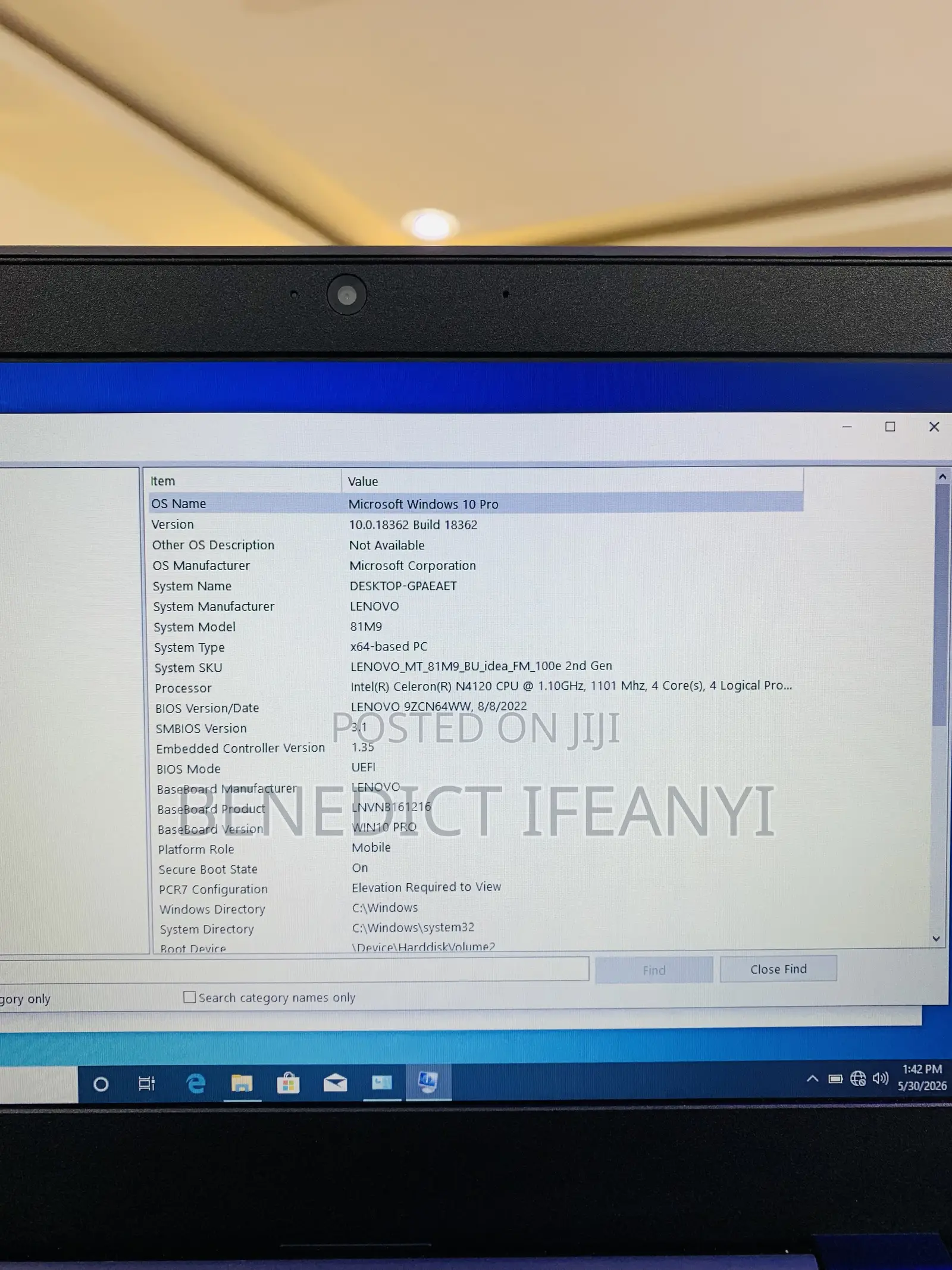 Laptop Lenovo 100e 4GB Intel SSD 60GB