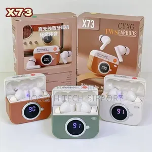 X73 TWS Wireless Earbuds — Retro Radio Design With LED Display