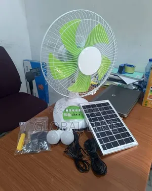Rechargeable Solar Fan – Portable Fan With Solar Charging