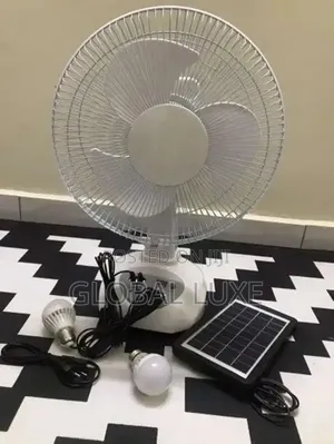 Rechargeable Solar Fan – Portable Fan With Solar Charging