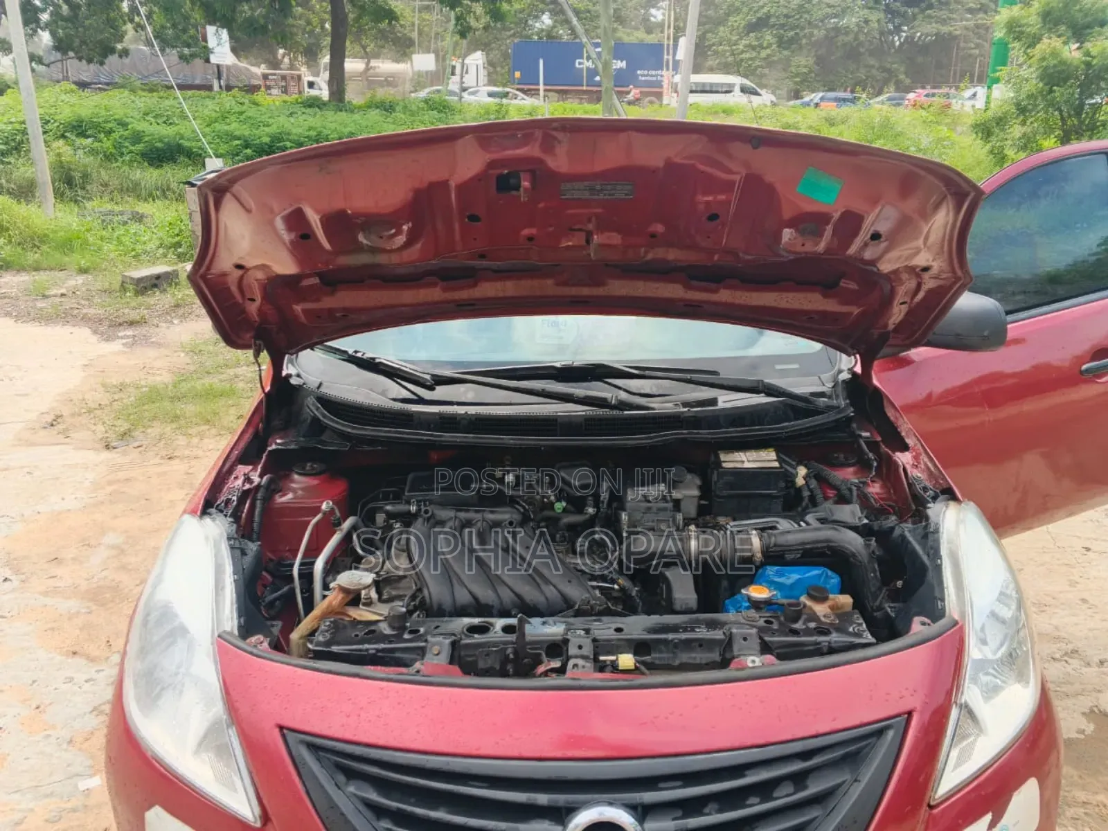 Nissan Versa 1.6 S 4dr Sedan (1.6L 4cyl 4A) 2014 Burgundy