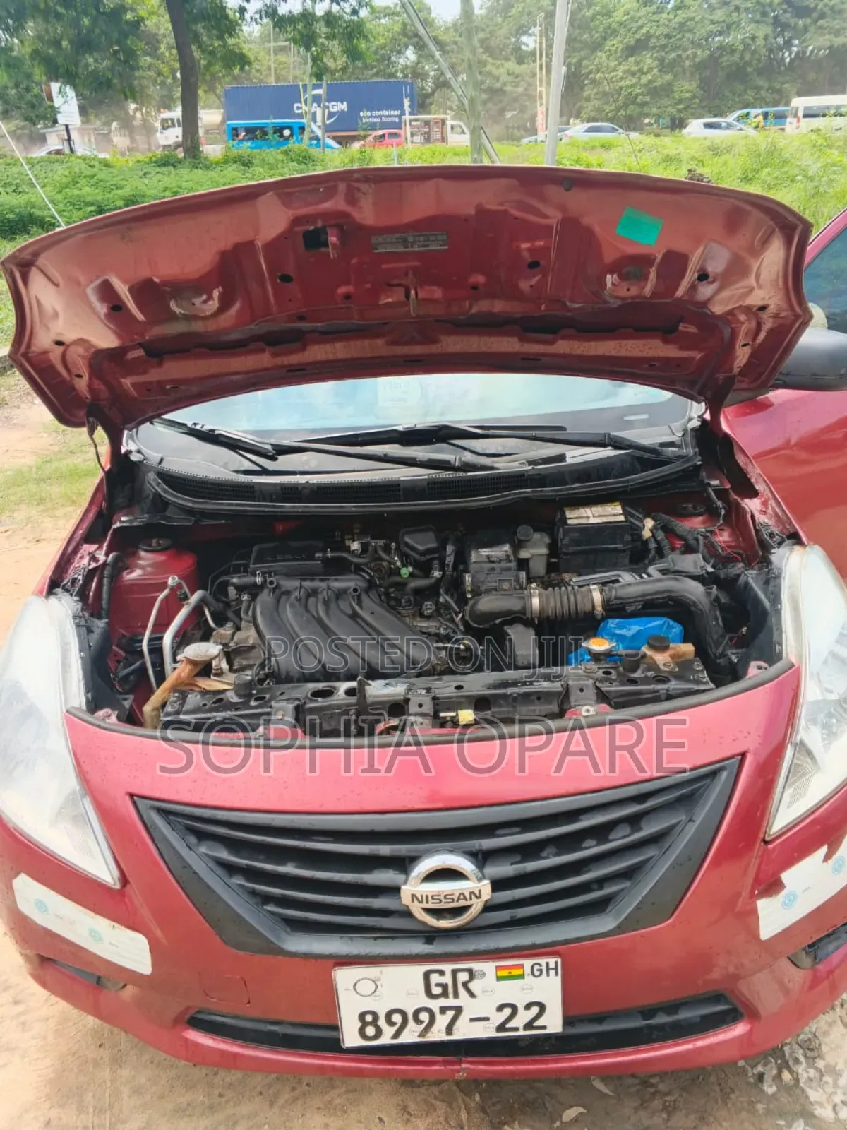 Nissan Versa 1.6 S 4dr Sedan (1.6L 4cyl 4A) 2014 Burgundy
