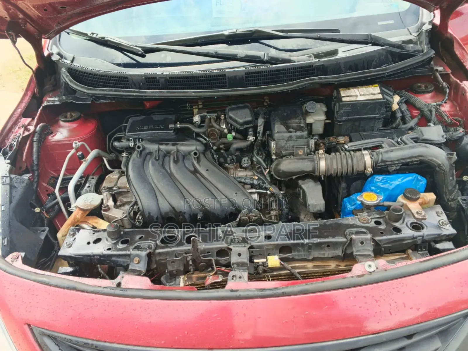 Nissan Versa 1.6 S 4dr Sedan (1.6L 4cyl 4A) 2014 Burgundy