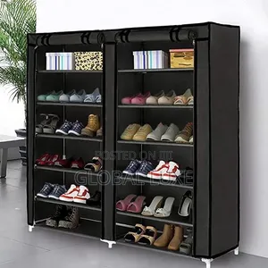Double Door Shoe Organizer – Spacious Shoe Storage Cabinet