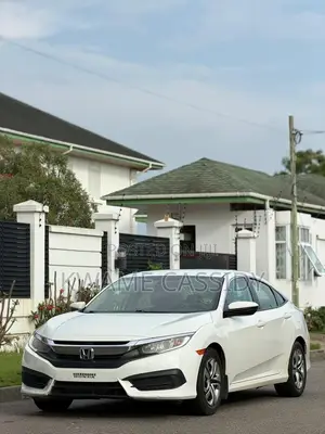 2017 White Honda Civic LX
