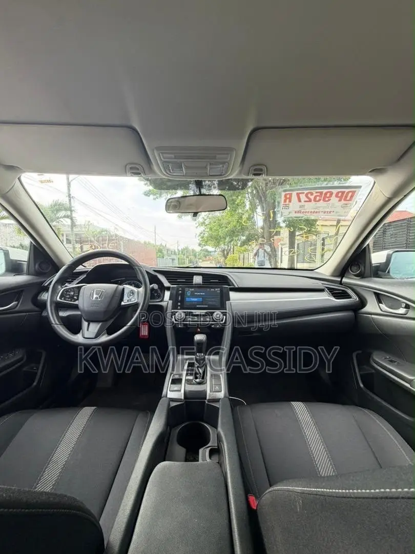 2017 White Honda Civic LX