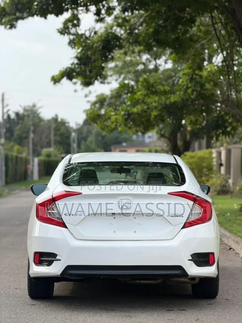 2017 White Honda Civic LX