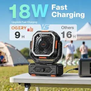 Rechargeable 30000mAh Camping Fan