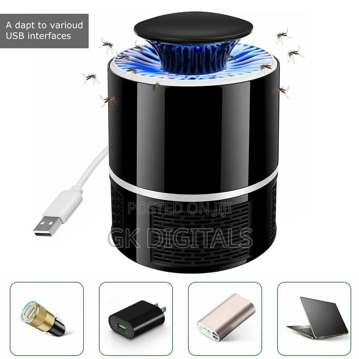 Electric Mosquito Killer Lamp - Silent Bug Trap for Home & Bedroom
