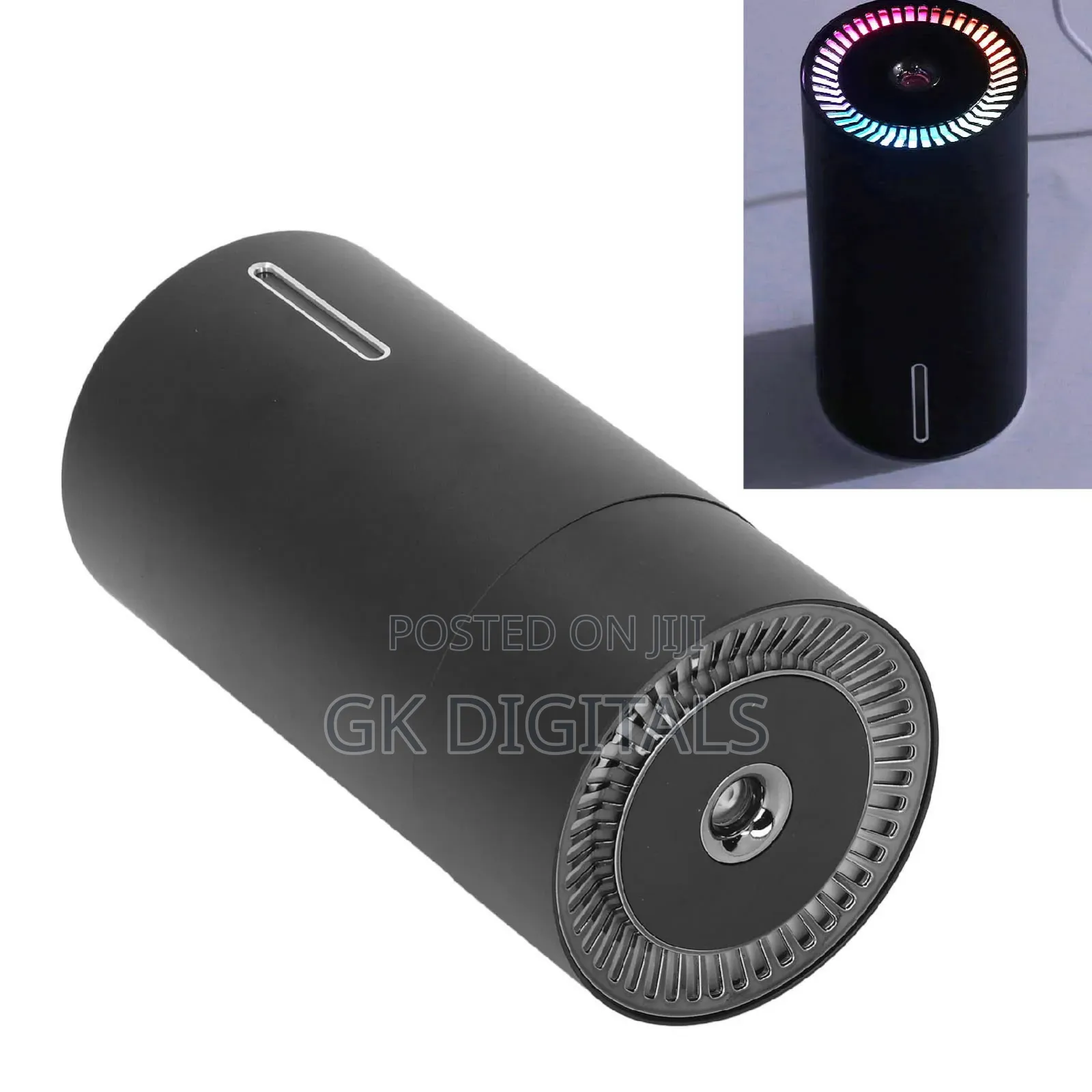 Humidifier & Car Air Freshener – Light, Silent Mist, Home & Car Use