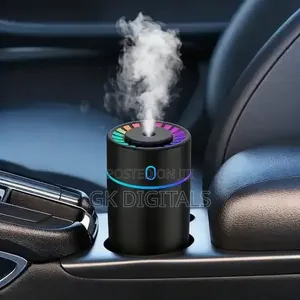 Humidifier & Car Air Freshener – Light, Silent Mist, Home & Car Use