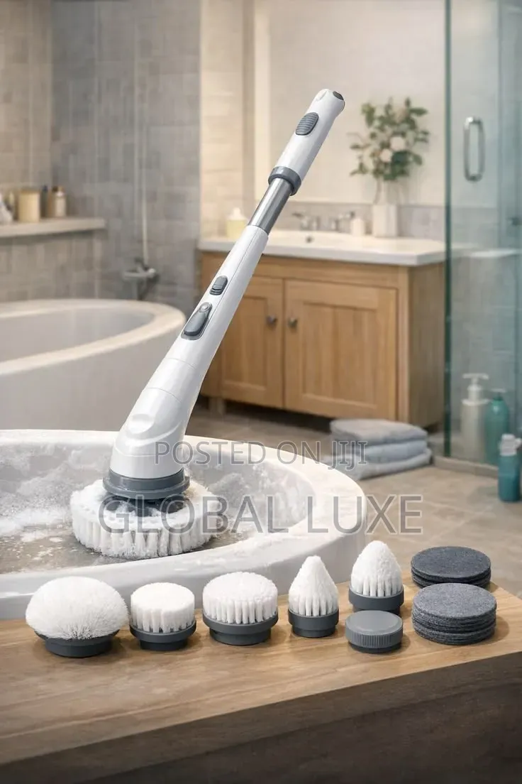 Electric Spin Scrubber – Cordless Bathroom & Home Cleaning Brush