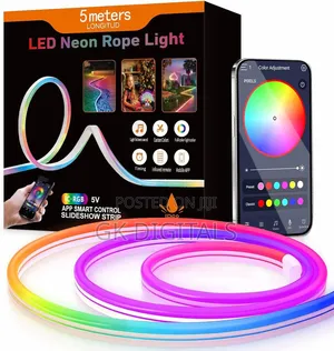 Smart RGB LED Strip Light – App Control, Music Sync, Bluetooth & Remot